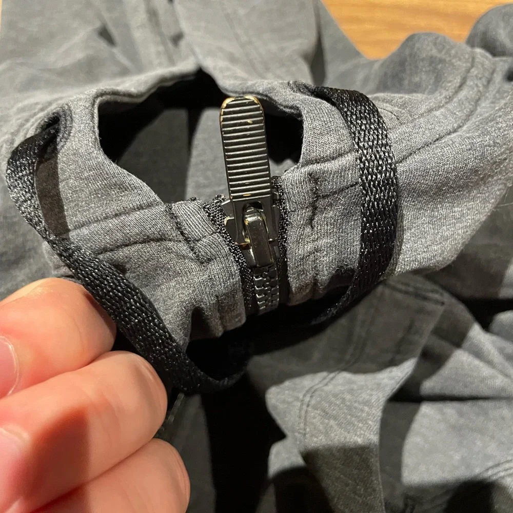 Lululemon Ready to Roll Hoodie Heathered Black Size 8 - Picture 11 of 14